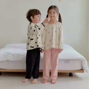 하트 오버핏 30수 후라이스실내복(2color)