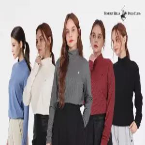 25FW 비버리힐즈폴로클럽] 여성 더블기모 모크넥5종