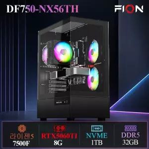 파이온PC 라이젠5 7500F RTX5060Ti 32G SSD 1TB 조립PC 게이밍 컴퓨터 AMD 데스크탑 본체
