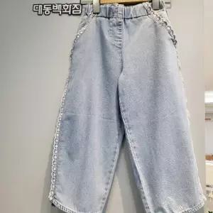 치크 DP01 스칼럽 커브드 데님  CKTJ26680