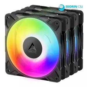 [서린공식] ARCTIC P12 Pro A-RGB LN 블랙 서린 3팩