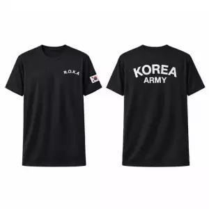 ROKA 로카 쿨링 반팔티 기능성 체육대회 단체 육군 군대 반팔 티셔츠 로카티 KOREA 코리아 ARMY 행사 유니