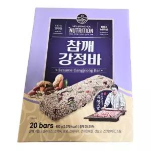 호정가 참깨강정바 (20개입) / 고소하고 쫀득한 전통간식