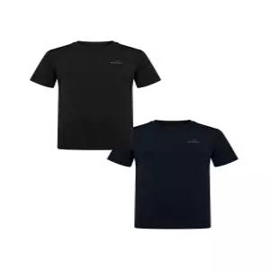[매장정품] 아이더 POP 2PACK 남성 반팔 라운드 티셔츠_Black DMM26291Z1