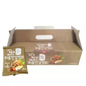 [리얼넛츠] 하루건강견과 베리앤요거트 1박스 (총25봉)
