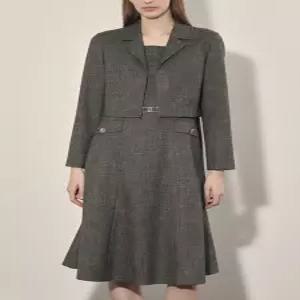 [올리비아로렌]자켓형 핏앤플레어 원피스 VOCOA4F8321EIC