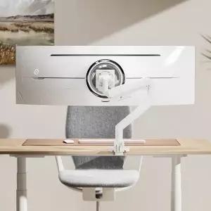 UHML-15 울트라 초고중량 스프링 싱글 모니터암 모니터거치대 블랙 화이트