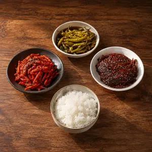 밥도둑푸드 집밥 반찬 3종 모음 깻잎무침 간장고추 무말랭이무침 총 3kg