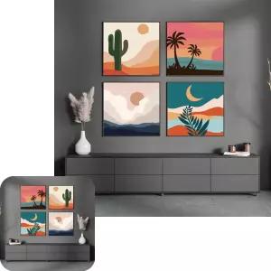 빙투 그리기 명화 그림 해바라기 DIY 유화꾸미기 키트 페인팅 색칠하기 캔버스