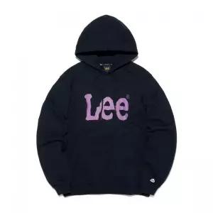 LEE 빅 트위치 로고 후드 티셔츠 네이비 514161
