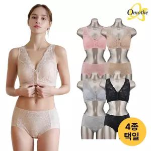 볼륨라인 프론트 스냅 브라팬티 4종세트/택일
