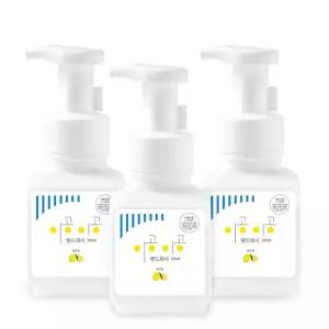 손세정제 거품비누 레몬향 핸드워시 300ml 3개 묶음