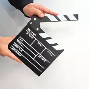 액션 인테리어 소품 놀이 슬레이트 연극 클래퍼보드 카메라