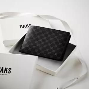 닥스 액세서리 27SS [반지갑][LOUIS PVC][루이스 PVC] 블랙 루이스 DD 패턴 PVC DBWA75123BK