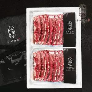 [NS홈쇼핑][우아한소] 프리미엄 LA갈비 선물세트 (2kg+2kg) 4kg[35400069]