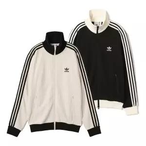 ADIDAS 아디다스 와플 베켄바우어 트랙탑 원더화이트 블랙 JW0109 JW0110_t