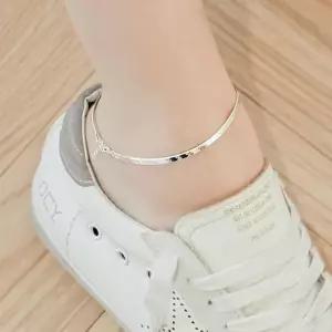 으 (실버) 3mm 스네이크 체인 발찌 악세사리 주얼리