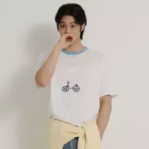 빈폴 멘 [FW26][정희기] 링거 반소매 티셔츠 - 화이트 :BC6742K051 LE1222129560