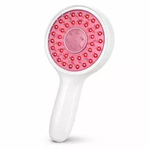 전동 마사지 브러시 적색 LED EMS 3모드 5단계 진동