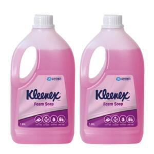 크리넥스 핸드워시 폼 솝 로즈라일락향 1.95L x 2개