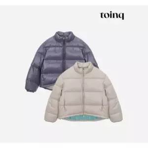 [toinq] 페이크레더 덕다운 점퍼(T239MDJ903W)