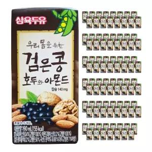 삼육두유 검은콩 호두 아몬드 두유 190ml 96개