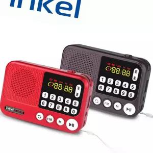 인켈 휴대용 TF카드 FM 라디오 MP3 소형 미니 레트로 옛날 빈티지 효도 선물 효자