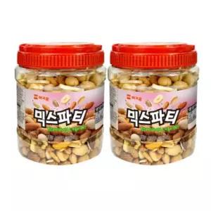 [머거본] 믹스파티 800g x 2통 (대용량 견과류 믹스)