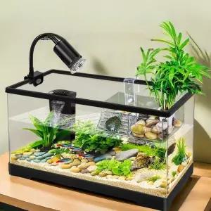 반수생 어항 거북이 사육장 키우기 일광욕 파충류 대형수조 오픈형 바닥 가정용