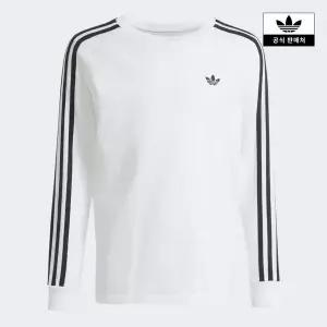 [아디다스키즈](대전신세계)[adidas kids] (A130-A160)3-스트라이프 롱슬리브 티셔츠 (HZ9503)