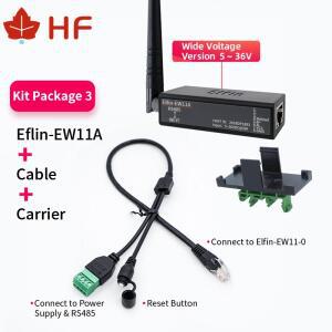 직렬 포트 RS485-WiFi 장치 서버, Elfin-EW11 지지대 TCP/IP 텔넷 모드버스 TCP 프로토콜 IOT 데이터 전송