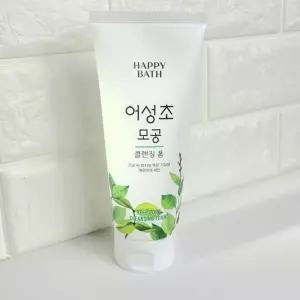 해피바스 어성초 이무 모공 클렌징 폼 200g