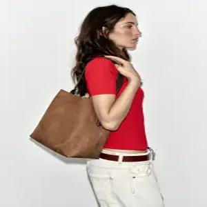 ZARA 꼬임 토트백 - 브라운 6002/810/700