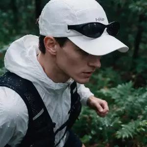 HNF 러닝모자 런닝 마라톤 트레일 자외선차단 땀흡수 초경량 메쉬캡 선글라스홀더