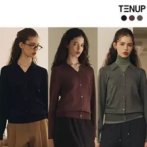 [텐업]26FW 여성 카라 브이넥 니트 3종