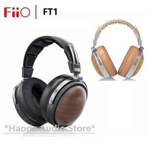 FiiO FT1 폐쇄형 오버이어 나노우드 섬유 복합 다이어프램 유선 Hi-Fi 헤드폰, 스튜디오용 미국산 블랙 우