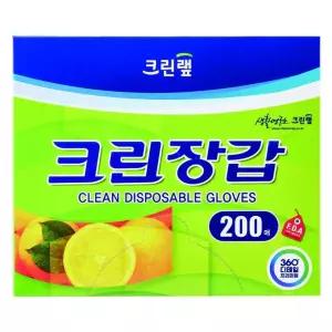 크린랩 크린장갑 일회용장갑 200매