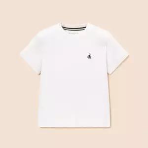 빈폴 키즈 BEANPOLE KIDS 수피마 베이직 반소매 티셔츠 화이트 (BI6742UE10)