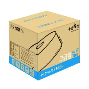 물에잘녹는 고급형 점보롤화장지/휴지16롤/업소용휴지 762893