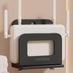 WiFi 라우터 선반, 모뎀, TV 박스 및 기타 미디어 플레이어에 대 한 1 Pcs 조정 가능한 작은 장치 벽 마운