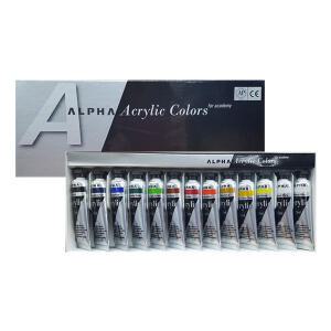 알파 실버 아크릴물감 13색 20ml/250005/아크릴물감
