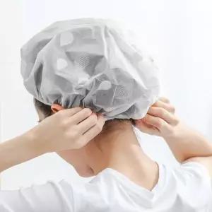 [하프클럽/셀러허브_여성트랜드패션]큐티 샤워캡(그레이) 방수 헤어캡