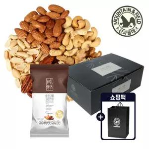 [산과들에] 견과구성 하루견과 순수다움 50봉명절선물세트+쇼핑백