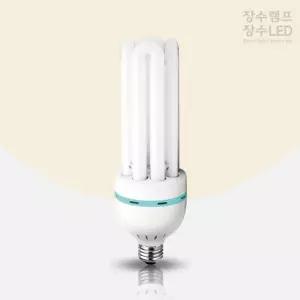 장수램프 고와트 삼파장 EL 형광다마 55W 주광색 E26/전구 램프 조명 등 가정용 매장용 다용도 업소용