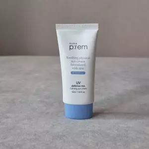 메이크프렘 유브이 디펜스 미 카밍 선크림 50ml(SPF50+) 블루 x2SET (AD)