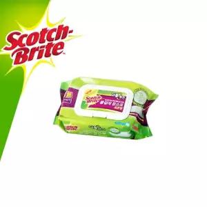 3M 스카치 더블액션 물걸레 청소포 리필 표준형 20매/습식/휴대용/제거제/만능/주방/생필품/클린/스위퍼