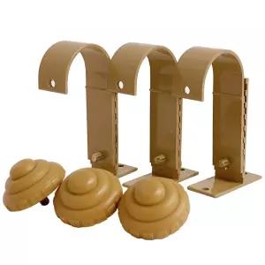 커튼브라켓 브라켓 커텐봉 커텐 커튼 커튼봉 커텐브라켓 걸이 35mm 2단