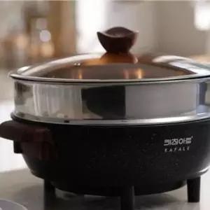전기냄비분리형 전기쿠커 전기냄비 가마솥 전기솥 찜기 멀티쿠커 32CM