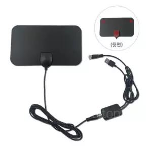 TV지상파안테나 TV 안테나 UHD 지상파 수신 증폭기 초슬림 부착형 벨톤 세트 3M S-ANT30