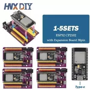 1-5세트 ESP32 개발 보드 TYPE-C USB CP2102 WiFi+블루투스 듀얼 코어 32-DevKitC-32 확장 38PIN